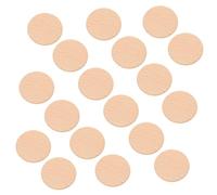 JEWEDECO 50 Pièces Copeaux de Bois Vierges Ronds en Bois de Hêtre pour Décoration Maison et Table, Tranches Naturelles Rustiques pour Projets D'art et Bricolage