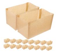 JEWEDECO 50pièces Papier Sulfurisé Moule Pain Liners Antiadhésifs Hautes Températures Pour Cuisson Pain Et Toast Doublures Pratiques Pour Moules à Pâtisserie