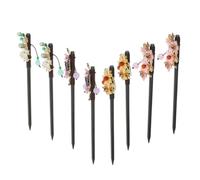 JEWEDECO 8 pièces Épingles à Cheveux Chinoises Vintage pour Femmes Accessoires Formels Piques Robustes pour Chignons Style Ancien pour Adolescentes