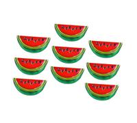 JEWEDECO 9 Pièces Lot de Broches Pastèque Émail Cartoon Fruit Épingle Fantaisie pour Vêtements pour Robes Cardigans et Fêtes Luau