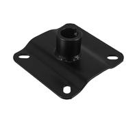 JEWEDECO Accessoire de Chaise en Fer pour Fauteuil de Coiffure Noir, Châssis de Fauteuil Hydraulique Compatible Large, Facile à Nettoyer, pour Salons de Beauté