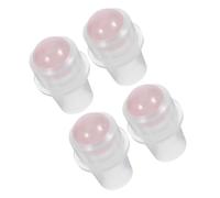 JEWEDECO Accessoires pour Huiles Essentielles Application 4pcs Bille de Jade 10ml 16mm Diffuseur Anti-Fuite pour Roll-on