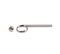 JEWEDECO Anneau de Traction de Trompette en Métal Argenté avec Vis Léger et Facile à Utiliser Accessoire pour Trompette et Cornet Lot de 2 Pièces
