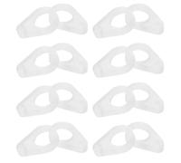 JEWEDECO Anneau en Silicone Prévention des Pertes 30 Pièces Anti-perte Accessoire Discret en Silicone 7mm et Appareil Auditif pour Seniors et Aidants Aidants