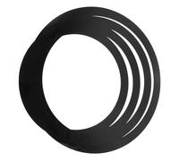 JEWEDECO Anneaux Sourdine pour Batterie 4pcs en Film Polyacide Noir, Atténuation du Son Améliorée, Accessoires Pratiques pour Kits de Batterie en Entraînement