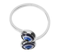 JEWEDECO Bague Ouverte Mauvais Œil Bijou Vintage Pour Femmes Bague Réglable Anti-mauvais Œil