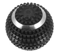 JEWEDECO Balle de Massage Électrique Noire en Abs, Masseur Corporel Solide à 4 Modes Réglables, Rouleau de Massage pour Pieds et Mains pour Réflexologie, Sport et Relaxation