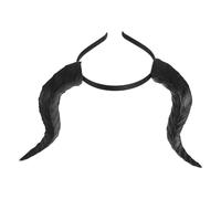 JEWEDECO Bandeau Cornes de Diable Détachables pour Costume Halloween Serre-tête Gothique avec Cornes de Bouc pour Cosplay Accessoire de Fête et Photo