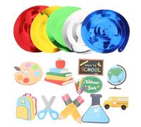 JEWEDECO Bannière Suspendue de Rentrée Scolaire avec Décorations Spirales Drapeaux de Fête pour Salle de Classe Décoration Festive Accueil pour Fête Scolaire