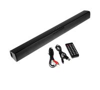JEWEDECO Barre de Son Stéréo Portable sans Fil 5w×4 Télécommande, Batterie 2000ma, Design Moderne Abs, Usage Intérieur et Extérieur