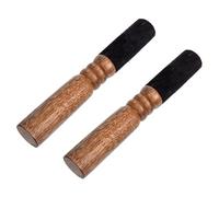 JEWEDECO Bâton de Percussion en Bois Massif 2pcs pour Bol Tibétain, Accessoire Pratique et Solide, pour Rituels de Pleine Conscience et Pratiques Anciennes