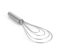 JEWEDECO Batteur à Œufs et Émulsionner Lait Multifonctionnel en Acier Inoxydable Poignée Confortable pour Mélanger Sauces Cuisine Quotidienne