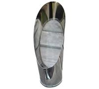 JEWEDECO Bêche à Creuser la Terre en Acier Inoxydable, Petite Pelle Argent, Outil pour ameublir sols extérieurs, Transplantation de Fleurs, Jardinage au Potager
