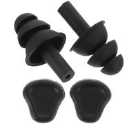 JEWEDECO Bouchons D'oreilles Étanches et Insonorisés Protection Auditive Créative 2 Paires Réutilisables en Silicone pour Dormir et Voyager Confortablement