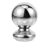 JEWEDECO Boules de Rampe en Acier Inoxydable Argenté Facile à Installer Design Épaissi Sphérique Moderne pour Escaliers Intérieurs pour Main Courante D'escalier