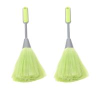 JEWEDECO Brosse de Nettoyage pour Clavier 2pcs en Fibre Couleur Café, Dépoussiérage pour Clavier D'ordinateur Bureau la Maison