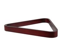 JEWEDECO Cadre de Boule de Billard Triangle de Support de Billard en Bois Massif, Prévention du Roulement des Boules, Accessoires pour Clubs de Billard et Salles de Divertissement