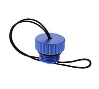 JEWEDECO Capuchon Fileté en Aluminium Aéronautique Bleu pour Valve de Bouteille de Plongée, Protection Complète Facile à Utiliser pour Équipement de Plongée