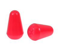JEWEDECO Capuchons de Commutateur à Bascule Accessoires Indispensables pour Guitare Électrique pour Guitare en Plastique Rouge, Légers et Résistants, 2 Pièces