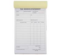 JEWEDECO Carnet de Reçus Fiscaux pour Suivi Financier et Gestion des Commandes, Papier, 60 Pages par Carnet, pour Déclarations et Enregistrements Comptables