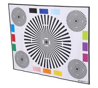 JEWEDECO Carte D'étalonnage Mire de Test Couleur Claire en Papier pour Objectifs de Caméra de Sécurité pour Assemblage et Mise Point Précise en Conditions de Lumière Jour
