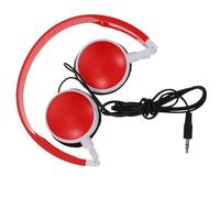 JEWEDECO Casque Audio Pliable Filaire pour Garçon et Filles, Casque Circum-auriculaire Prise Jack, Arceau Réglable, Coussinets Confortables, pour Téléphone, Ordinateur et Voyages Scolaires