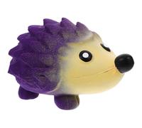JEWEDECO Chien en Latex Violet Couineur de Hérisson, à Mâcher Amusant et Résistant pour Petits et Grands Chiens, Nettoyant Les Dents, Interactif pour Animaux
