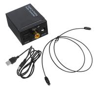 JEWEDECO Convertisseur Audio Numérique-analogique Noir, Boîtier Plastique