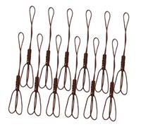 JEWEDECO Cordelette pour Théière en Polyester Café 100pcs Résistante la Chaleur Facile à Installer pour Couvercle de Théière et Bouilloire Usage Professionnel et Personnel