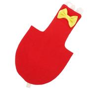 JEWEDECO Couches Ne Gênent Pas Le Vol Marche pour Petits Perroquets en Tissu Coton Rouge Nœud Décoratif, Lavables et Respirantes pour Cockatiels