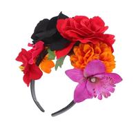 JEWEDECO Couronne De Fleurs, Bandeau Floral, Coiffe De Demoiselle D'honneur Pour Fête Hawaïenne, Mariage, Plage, Festival Et Costumes De Cosplay