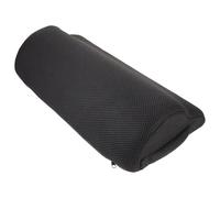 JEWEDECO Coussin Repose-Jambes Demi-cylindrique Noir en Maille Respirante, Coussin Surélevé pour Jambes Gonflées, Repose-Pieds Ergonomique Maison et Bureau, Soutien Circulation Sanguine