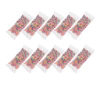 JEWEDECO de Grains de Sucre pour Décoration Coque de Téléphone 10 Sachets en Pâte Polymère Imitation Chocolat Accessoires DIY, Finition Soignée et Facile à Ranger
