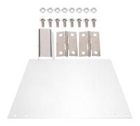 JEWEDECO Déflecteur en PVC Épais pour Machine à Pop-Corn Professionnelle, Panneau Transparent Facile à Installer, Adapté aux Portes Gauche et Droite, Accessoire de Remplacement Pratique