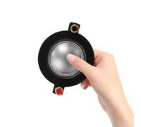 JEWEDECO Diaphragme à Cornet Professionnel Pièce de Remplacement en Plastique Noir pour Haut-Parleur, Diamètre 34,4mm pour Réparation Audio et Usage Familial