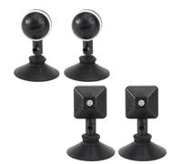 JEWEDECO Diffuseur à Bulles pour Aquarium 4pcs Pierre à Oxygène en Plastique Noir, Petits Bulles Diffuses, Résistant la Déformation, Accessoire Pompe à Air