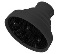 JEWEDECO Diffuseur en Silicone Noir pour Sèche-cheveux, Accessoire Solide Qui Protège les Cheveux Chaleur, pour Usage à Domicile Salon