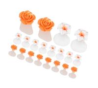 JEWEDECO Écarteurs D'orteils et Écarter Orteils 16 Pièces en Silicone pour Pédicure, Séparateurs D'orteils Confortables pour Éviter Erreurs de Coloration