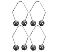 JEWEDECO Entraîneur de Fossettes Joues en Alliage Noir, 2 Paires, Application Sûre et Confortable, Facile à Entretenir Sourire Beauté Naturel