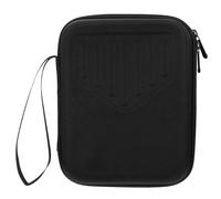 JEWEDECO Étui Portable Noir pour Kalimba 17 Notes en Eva Léger Couche Intérieure en Filet et Design Élastique, Paquet de Rangement Pratique pour Piano à Doigts
