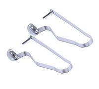 JEWEDECO Évideur de Fruits en Acier Inoxydable 2pcs, Outil Cuisine Léger pour Retirer le Noyau des Jujubes et Cerises, Gadget Pratique pour Usage Quotidien