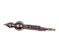 JEWEDECO Flûte de Cucurbitacées Plusieurs styles en Pp pour Débutants, Instrument Chinois Élégant avec Nœud Décoratif Doré, pour Pratiquer la Flûte de Calebasse Plusieurs styles
