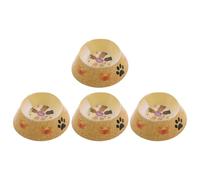 JEWEDECO Gamelles en Papier Commémoratives pour Animaux de Compagnie, Lot de 4 Bols Funéraires pour Chats et Chiens, Fourniture Funéraire Écologique et Jetable pour Cérémonie de