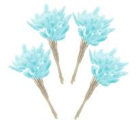 JEWEDECO Herbe de Queue de Lapin Séchée 60pcs pour Décoration Mariage et Composition Soi-même sans Arrosage, Fleurs Séchées Naturelles pour Arrangement Floral et Jardin