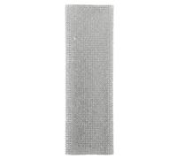 JEWEDECO Housse de Poignée de Microphone sans Fil en Plastique Motif Strass Glamour Argenté, Facile à Appliquer, pour Divers Environnements et Artistes Chanteurs