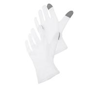 JEWEDECO hydratants pour mains en coton, 1 paire, tactiles à 2 doigts, pour routines de soin des mains et nuit