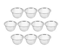 JEWEDECO Infuseurs à Thé en Acier Inoxydable 10pcs Filtration Fine et Résistance la Déformation, Accessoire Infusion pour Thé en Vrac à Domicile