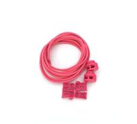 JEWEDECO Lacets Élastiques Réfléchissants Pour Chaussures De Sport Paresseux, Lacets Ronds Rose Fluo, Adaptés Adultes, Pour Course Nocturne Et Randonnée, Ajustables Sans Nouage