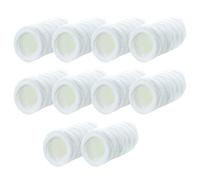 JEWEDECO Lot de 10 Couches Lavables en Coton 3 Couches, Absorbantes et Lavables, Bords Finition Anti-effilochage, pour Bébés et Tout-petits