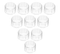 JEWEDECO Lot de 20 Couvercles en Résine PC pour Shaker, Couvercles Anti-déversement Design Étanche, Adaptés pour Préparation de Boissons et Sessions de Sport